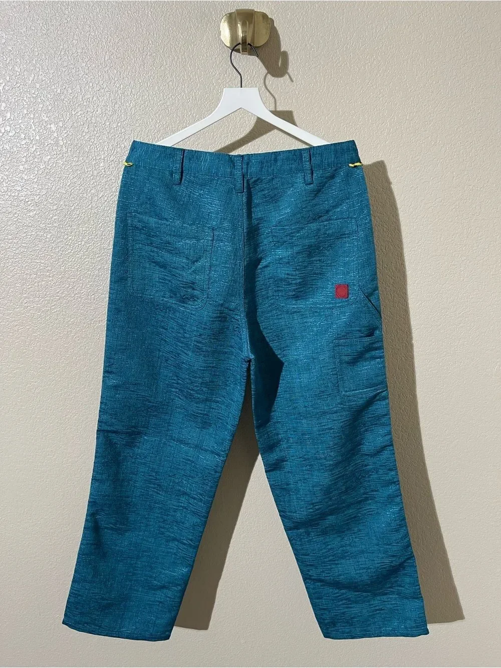 Clotapparel CARPENTER PANTS Men's Teal Drawstring Chinos